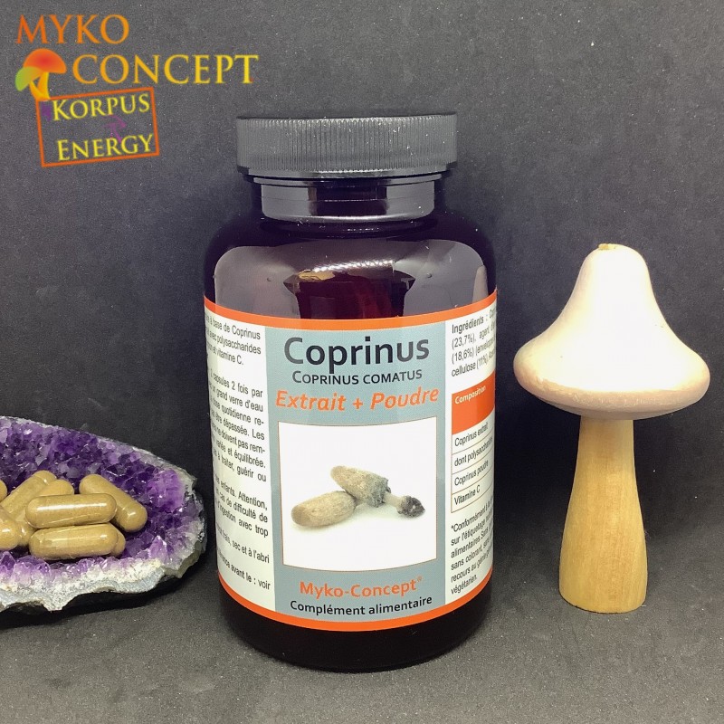 Coprinus Myko-concept champignon vitaux